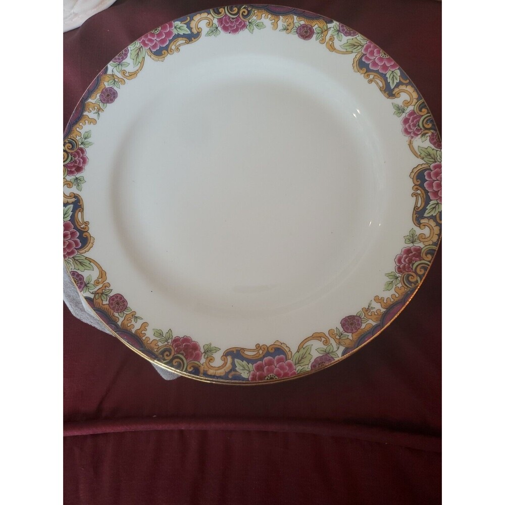 Jean Pouyat Limoges China 1920s Dessert Plates Set Of 7 Vintage Antique